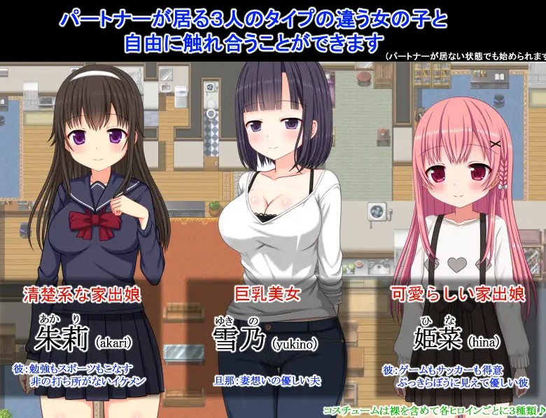 【日式RPG/汉化】NTR大厦~欢迎有女朋友者入住~ 机翻版【新作/480M】